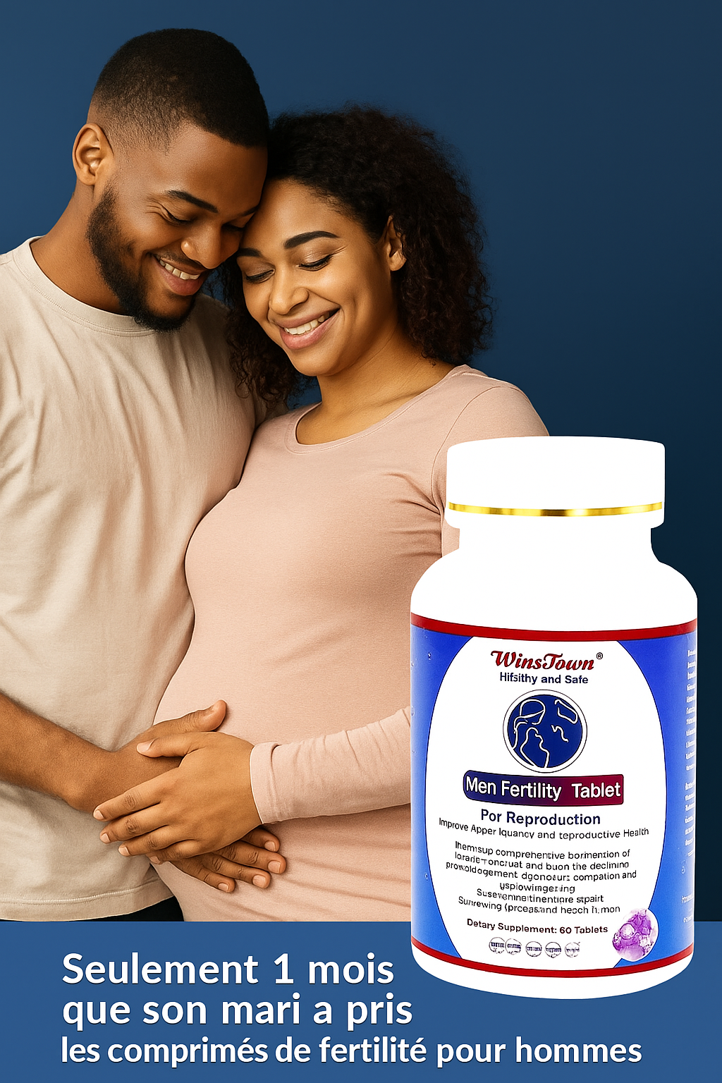 Comprimés de Fertilitè pour Homme.Contenant 60 Comprimés.